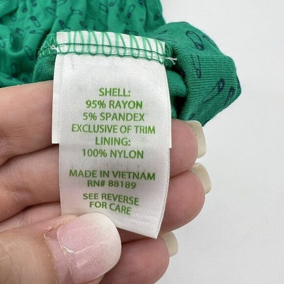 Lilly Pulitzer Laney Safety Pin Dress size Small green - Picture 5 of 5